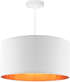 Závesné svietidlo Shade, 1x textilné tienidlo (výber zo 4 farieb), (výber z 3 farieb konštrukcie), (fi 40cm), g