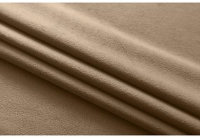 Svetlohnedý zatemňovací záves VELVET 140x250 cm Zavesenie: Kovové krúžky