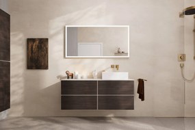 Hansgrohe AddStoris, držiak na uterák dvojramenný, kartáčovaný bronz, HAN-41770140