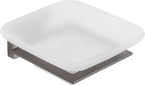 Mexen Arno, sklenená miska na mydlo, grafitová, 7020739-66