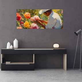 Obraz - Záhradník (120x50 cm)