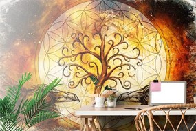 Samolepiaca tapeta magický strom života - 150x100