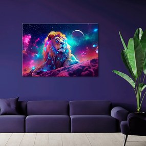 Gario Obraz na plátne Hviezdy, planéty a lev Rozmery: 60 x 40 cm