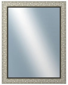DANTIK - Zrkadlo v rámu, rozmer s rámom 70x90 cm z lišty PRAHA strieborná (2751)