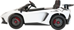 Ramiz Elektrické autíčko Lamborghini Aventador SV pre 2 deti biele