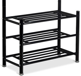 Wellhox Vešiak na oblečenie + skrinka, polica, polica na topánky