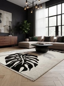 Dekorstudio Koberec do obývačky AURA1, krémový Rozmer koberca: 140x190cm