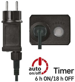 Vianočná reťaz LED 12 m, teplá biela