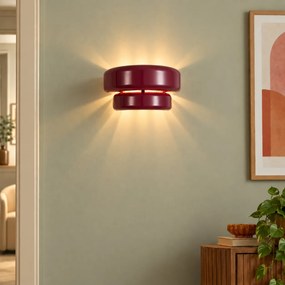 Retro nástenná lampa slivková - Ophelia