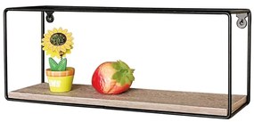 Autronic BONTEC Polička, kov, hnedá, P-062 OAK Farba: Prírodné