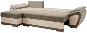 Moderno Meble Prešívaná moderná rohová sedačka ENZO s pružinami