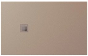 Polysan Polysan, TRENECA sprchová vanička z liateho mramoru s možnosťou úpravy rozmeru 130x80cm, béžová matná, 84303.81