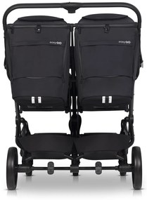 Súrodenecký kočík EasyGo Echo Ebony Black