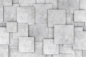 Obraz - Abstrakcia betónových kachličiek (90x60 cm)