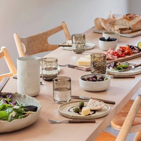 Béžové taniere v súprave 2 ks z kameňa ø 20 cm Sand Grain – Mette Ditmer Denmark