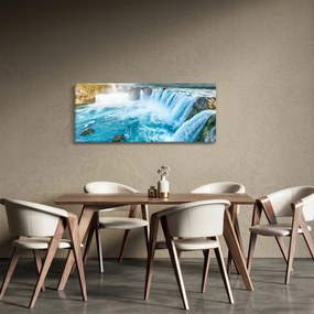 Obraz - Vodopád Godafoss (120x50 cm)