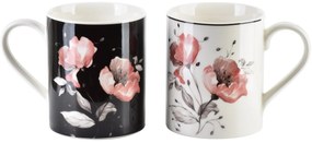 Porcelánový hrnček Colorato Primavera 400 ml sada 2ks