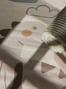 Koberec Hanse Home ADVENTURES DINO krémový / hnedý