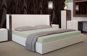 Prestieradlá na postele v olivovej farbe Šírka: 140 cm | Dĺžka: 200 cm