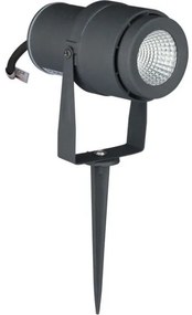 LED Vonkajšia lampa LED/12W/100-240V IP65 3000K šedá