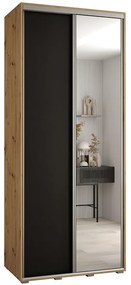 Skriňa 45 Canaris 3 130 artisan/čierna/silver