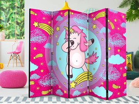 Artgeist Paraván - Dancing Unicorn II [Room Dividers]