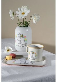 Hrnček Moomin Flowers 0,55l, smalt / žltý