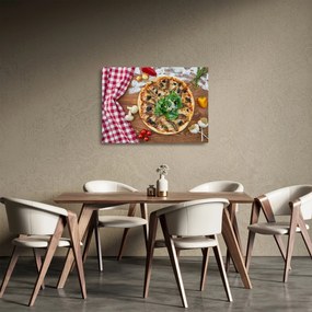 Sklenený obraz pizze (70x50 cm)
