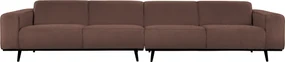 BePurehome Statement XL 372 cm latková sedačka - Hnedá