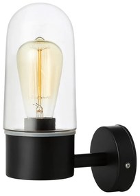 Čierne nástenné svietidlo Markslöjd Zen Wall Black Clear