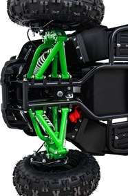 Ramiz Štvorkolka HIPERFECT na batérie zelená 35 km/h + 1000W motor + Nafukovacie kolesá + Nastavenie sedadla