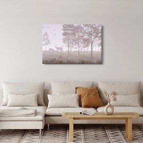 Obraz - Lesík jednofarebný (90x60 cm)