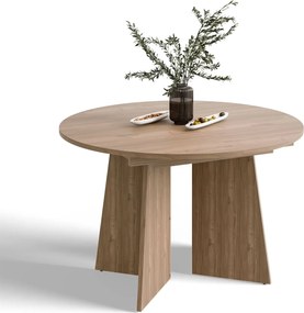 Jedálensky rozkladací stôl AYLIN kráľovský orech 120cm