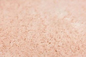 Kúpeľňový koberček Malmo ružový, kruh