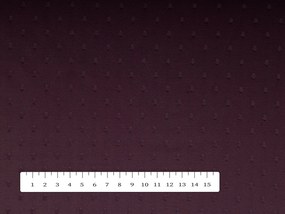 Dekoračná látka PM-001 Drobné nopky - tmavo vínová - šírka 160 cm