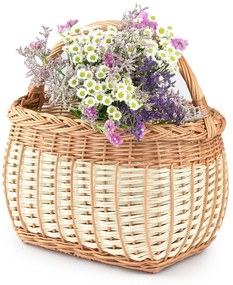 Nákupný kôš prútený Mercado I.š. 40 x hl. 26 x v. 27 / 42(cm)