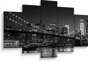 Obraz Brooklyn mosta v New Yorku (150x105 cm)