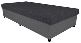 Čalúnená válenda s úložným priestorom CORY 80x200 sivá