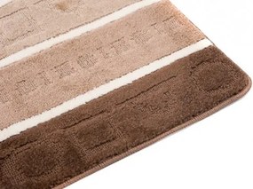 Sada kúpeľňových koberčekov MULTI C5015 hnedý CAMEL FIGURY