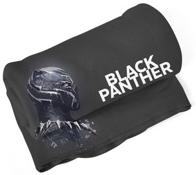 Sablio Deka BLACK PANTHER z profilu Čierny - 150x120 cm