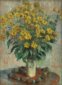 Obrazová reprodukcia Jerusalem Artichoke Flowers (1880), Claude Monet