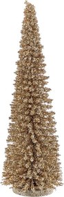 X-MAS Dekoračná jedľa trblietavá 45 cm - zlatá