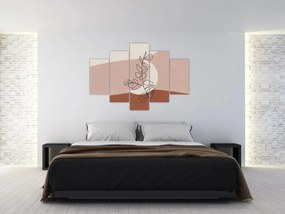 Obraz - Boho listy N⁰2 (150x105 cm)