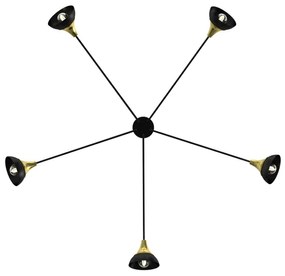 Luster prisadený NERGIS 5xE27/60W/230V