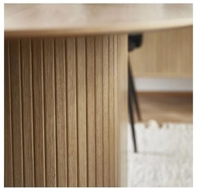 Jedálenský stôl s doskou v dubovom dekore 95x180 cm Nola – Unique Furniture