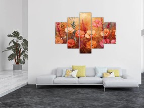 Obraz - Lúčne kvety, maľba (150x105 cm)