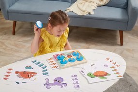 Viga Drevená porovnávacia hra - more