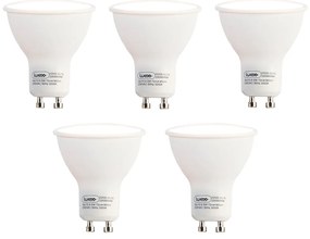 Sada 5 LED žiaroviek GU10 8,5 W 950 lm 3000 K