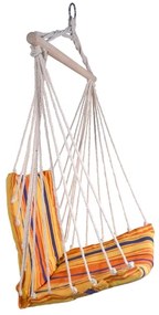 Hojdacia sieť na sedenie oranžová