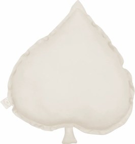 Ľanový vankúš lipový list prírodný 38×43 cm